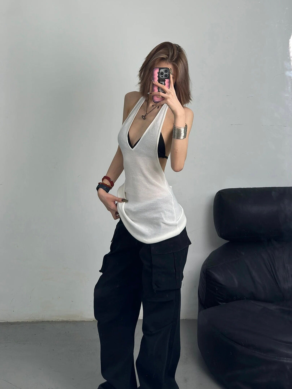VEIL BACK CAMI
