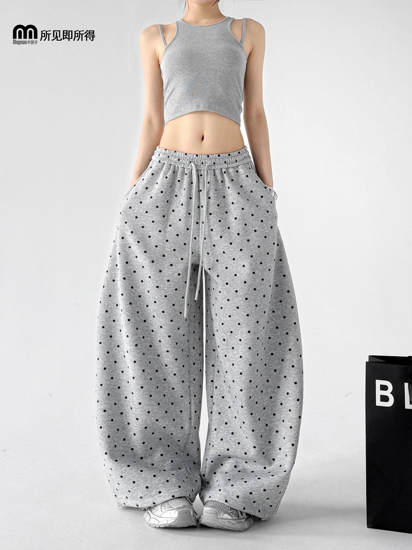 DOT DRAPE SWEAT