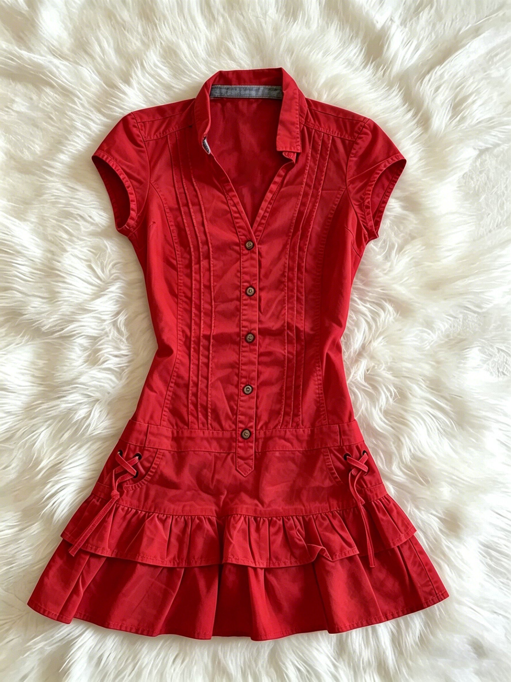 SHARP COLLAR DRESS