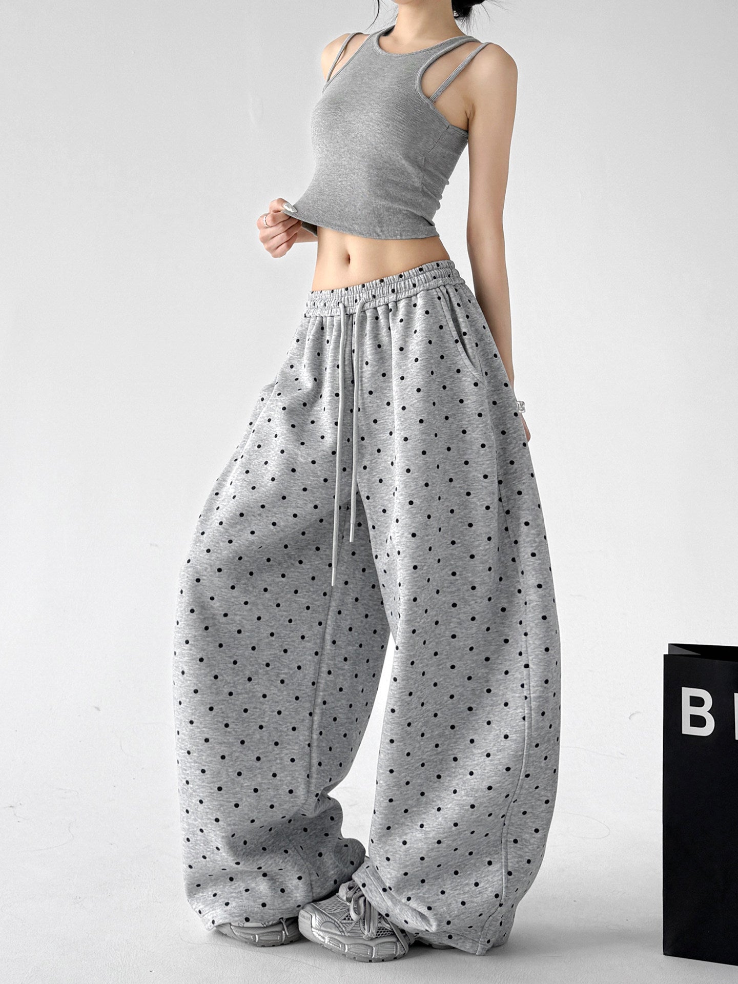 DOT DRAPE SWEAT