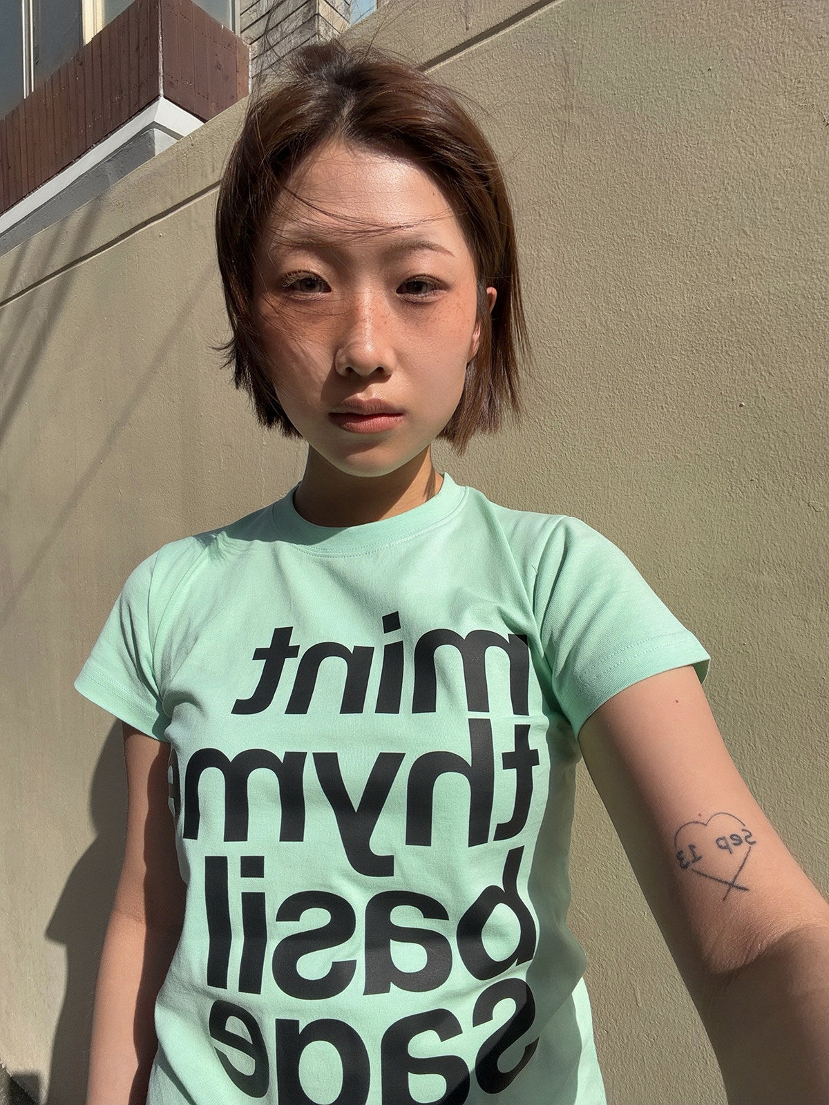 CHERRY STAMP TEE