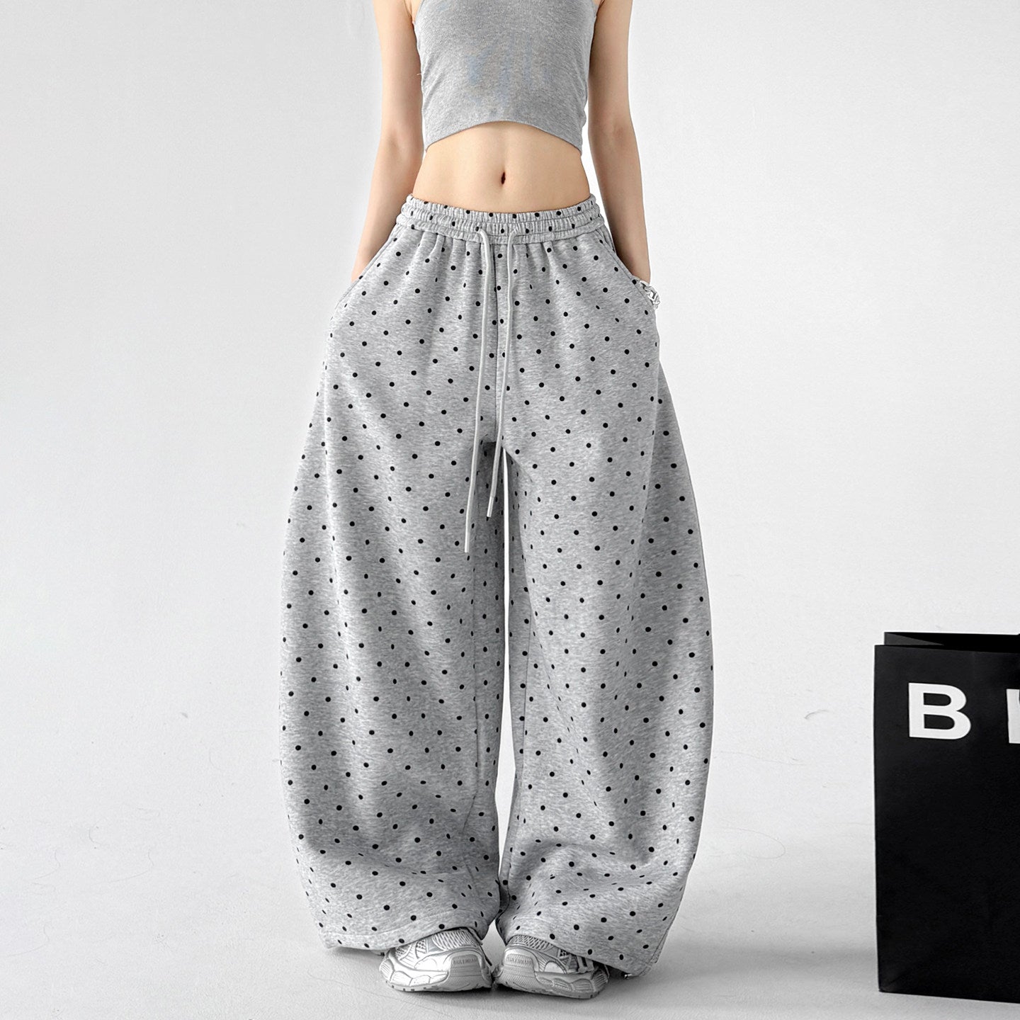 DOT DRAPE SWEAT
