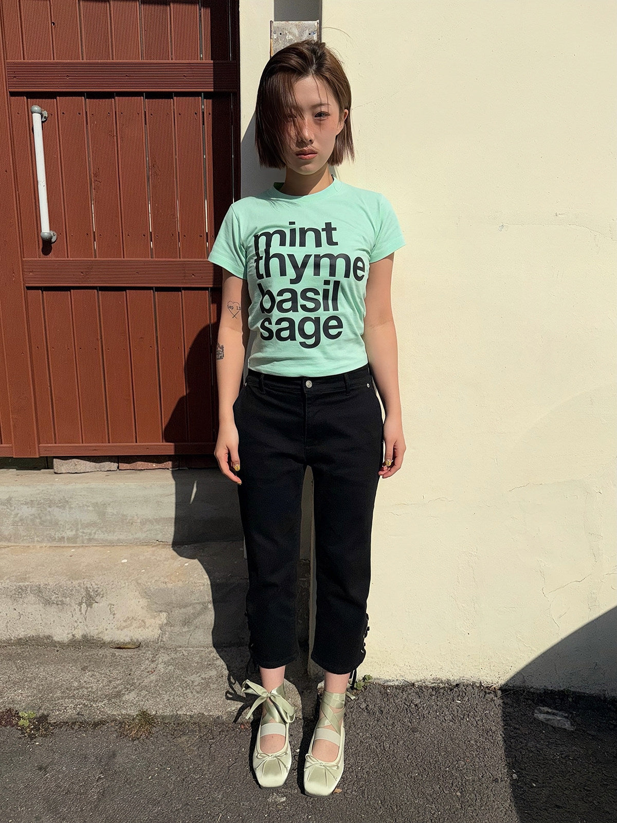 CHERRY STAMP TEE
