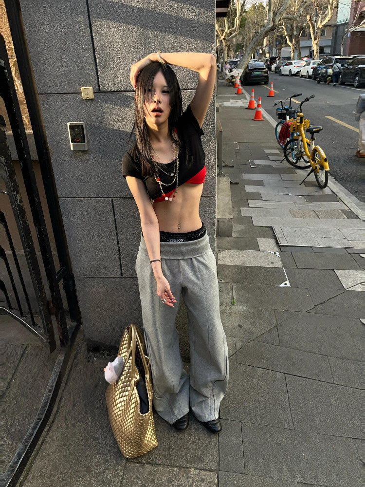 STEEL CROP TEE