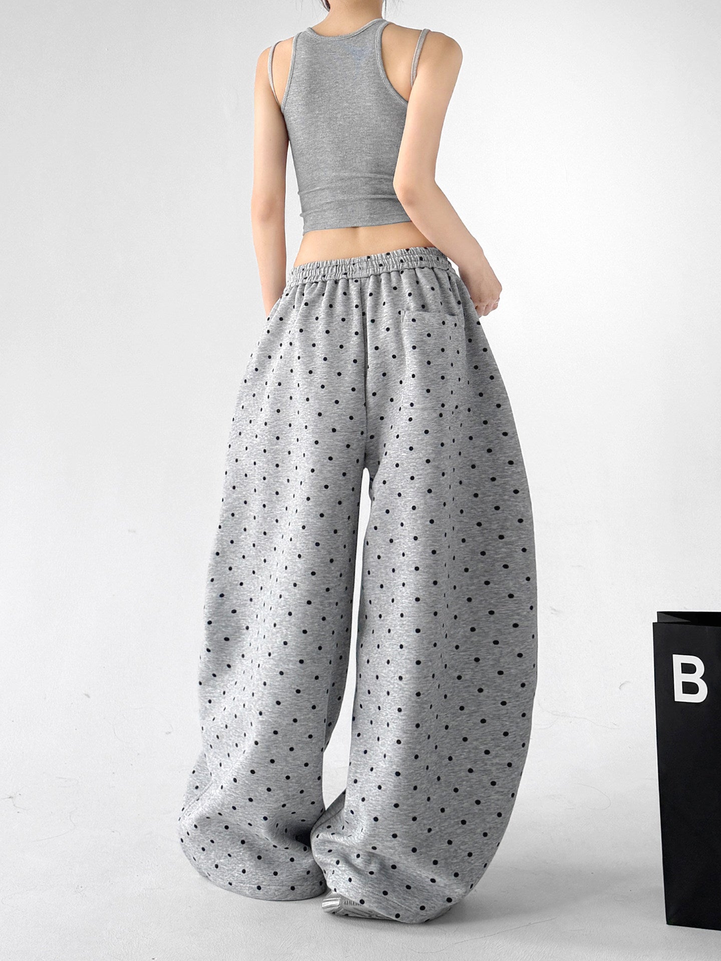 DOT DRAPE SWEAT