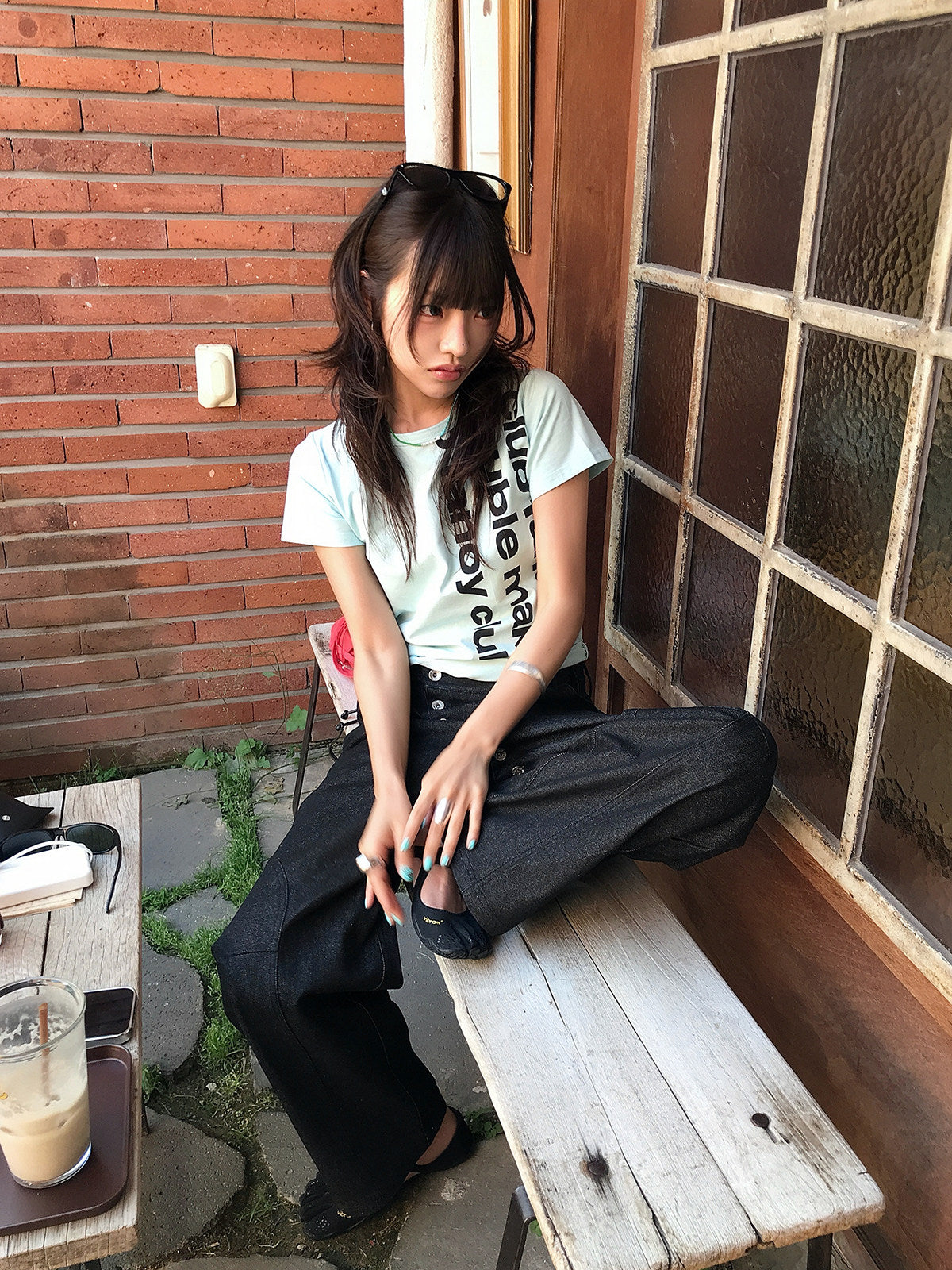 SKEW STAMP TEE