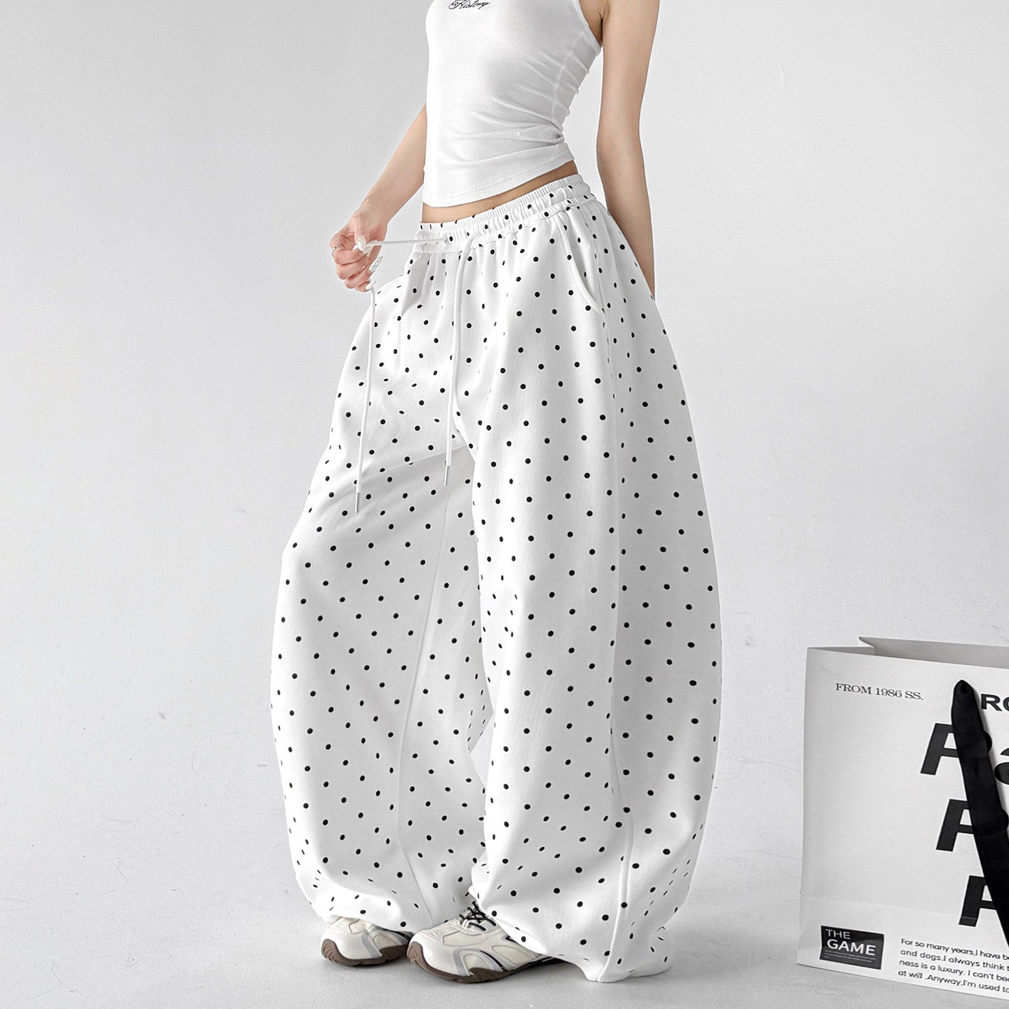 DOT DRAPE SWEAT