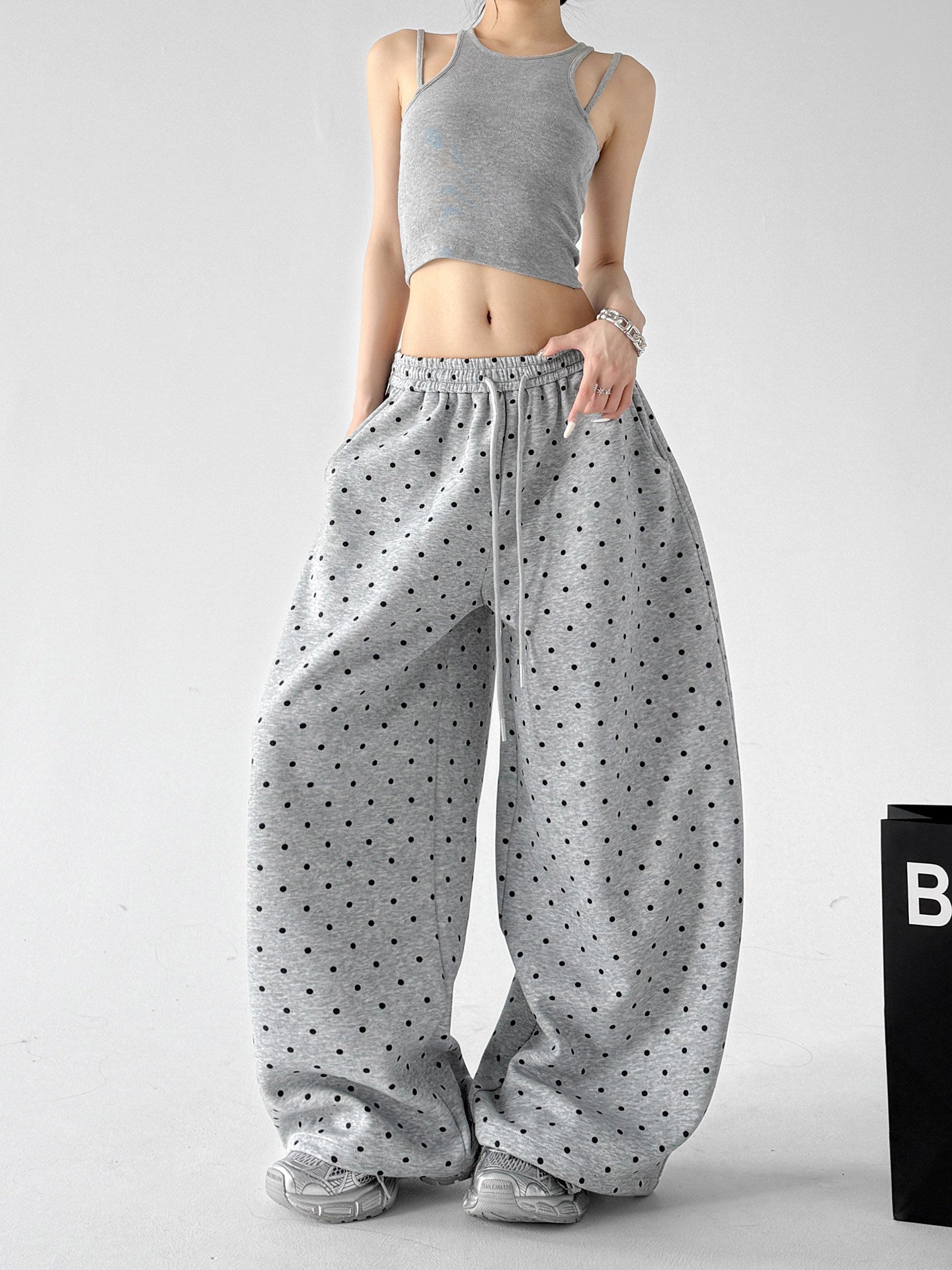 DOT DRAPE SWEAT
