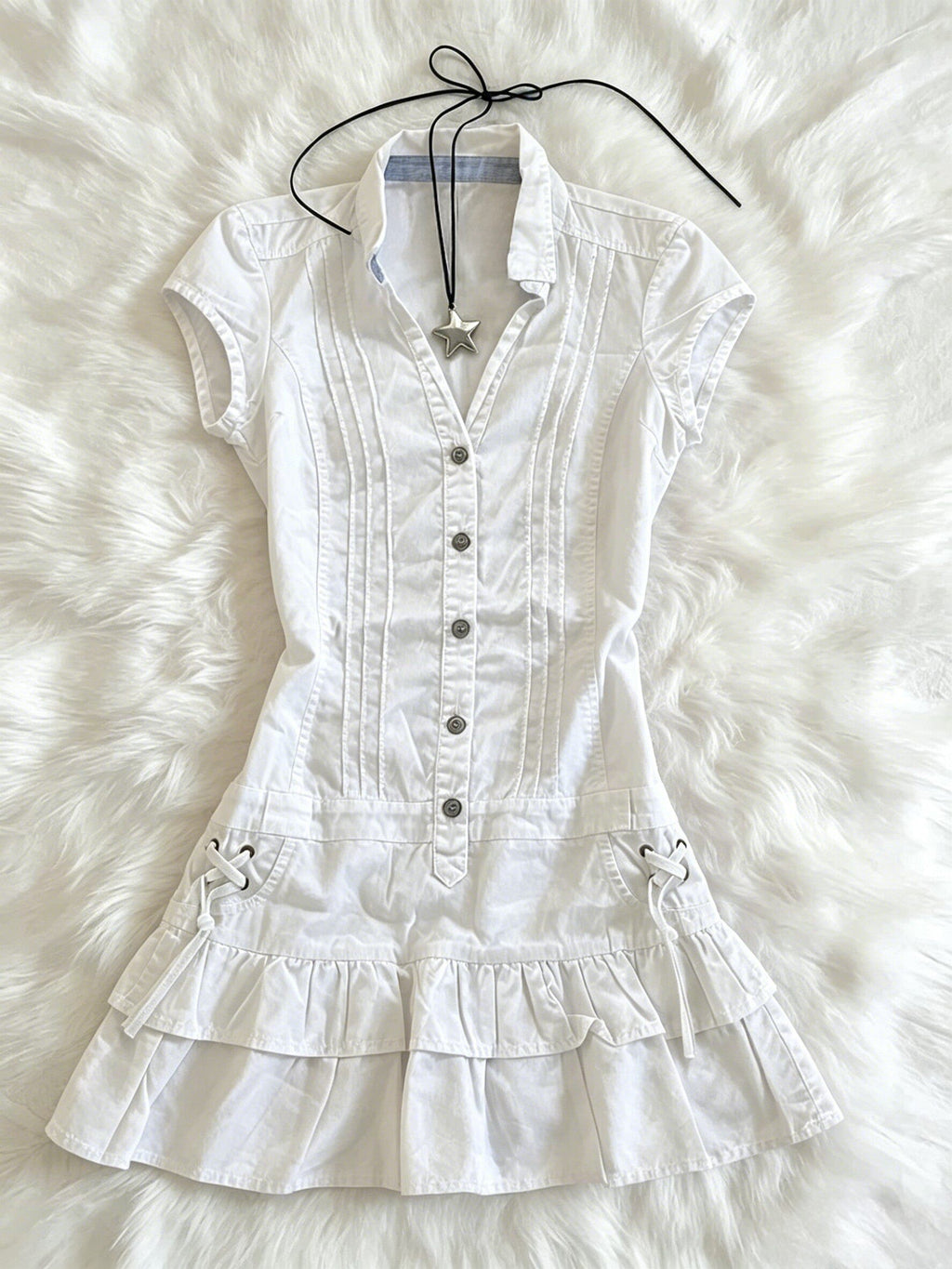 SHARP COLLAR DRESS