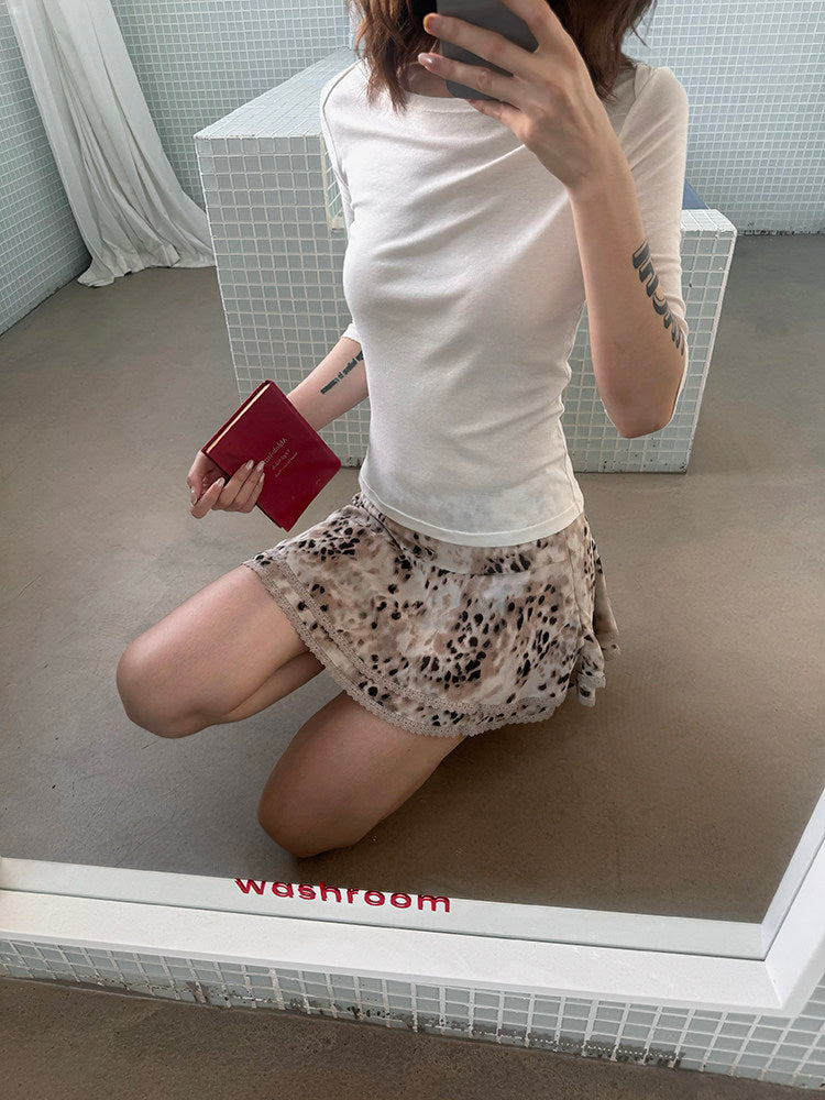 LEOPARD LACE SET